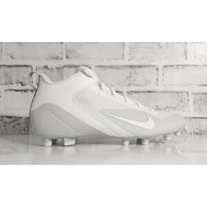 Nike Alpha Huarache 8 Varsity Lacrosse Cleats White CZ6558-110 Men’s Size 8.5